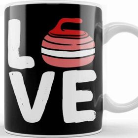 Baskı Dükkanı Love Curling Stones Curling Player Team Coach Skip Crew Kupa