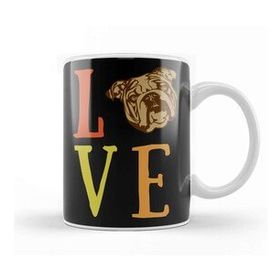Baskı Dükkanı Love Dog Dog Lover I Love Pug Kupa