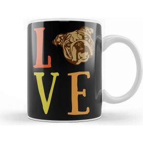 Baskı Dükkanı Love Dog Dog Lover I Love Pug Kupa