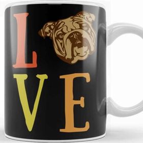Baskı Dükkanı Love Dog Dog Lover I Love Pug Kupa