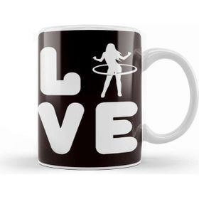 Baskı Dükkanı Love er Hooping Fitness Sports Training Kupa
