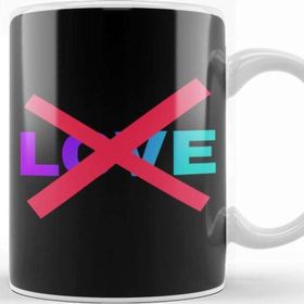 Baskı Dükkanı Love Get Out Kupa