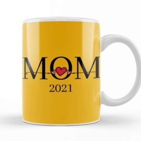 Baskı Dükkanı Love Mom Mothers Day 2021 Kupa