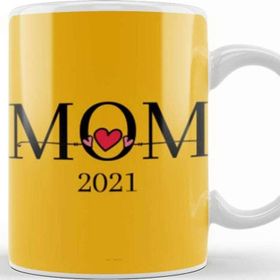 Baskı Dükkanı Love Mom Mothers Day 2021 Kupa