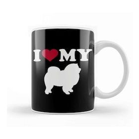 Baskı Dükkanı Love My Chow Chow Kupa