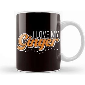 Baskı Dükkanı Love My Ginger Girl Boyfriend Girlfriend Redhead Red Haired Kupa