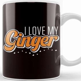 Baskı Dükkanı Love My Ginger Girl Boyfriend Girlfriend Redhead Red Haired Kupa