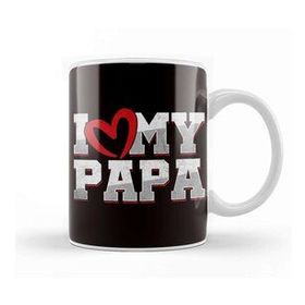 Baskı Dükkanı Love My Papa Father Dad Daddy Stepdad Son Daughter Husband Kupa