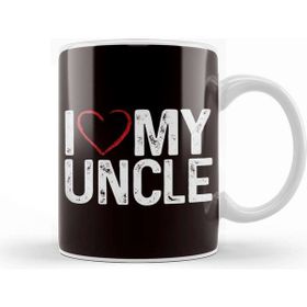 Baskı Dükkanı Love My Uncle Niece Nephew Aunt Family Father Mother Brother Kupa