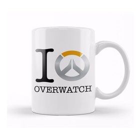 Baskı Dükkanı Love Overwatch Logo Kupa