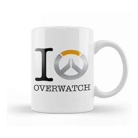 Baskı Dükkanı Love Overwatch Logo Kupa
