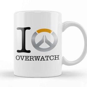 Baskı Dükkanı Love Overwatch Logo Kupa