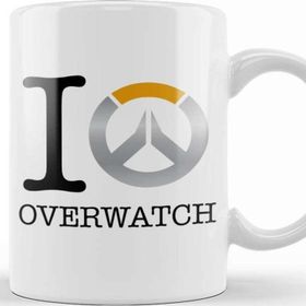 Baskı Dükkanı Love Overwatch Logo Kupa