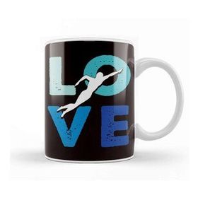 Baskı Dükkanı Love Swimming Swim Swimmer Athlete Water Sports Instructor Kupa