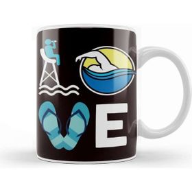 Baskı Dükkanı Love Swimming Swim Swimmer Athlete Water Sports Instructor Kupa
