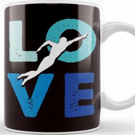 Baskı Dükkanı Love Swimming Swim Swimmer Athlete Water Sports Instructor Kupa