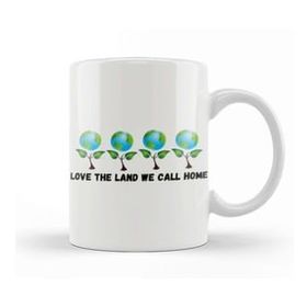 Baskı Dükkanı Love The Land We Call Home Earth Day 2021 Kupa