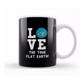 Baskı Dükkanı Love The True Flat Earth Kupa