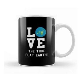 Baskı Dükkanı Love The True Flat Earth Kupa