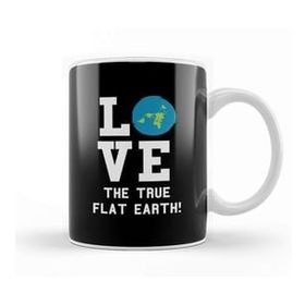 Baskı Dükkanı Love The True Flat Earth Kupa