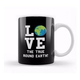 Baskı Dükkanı Love The True Round Earth Kupa