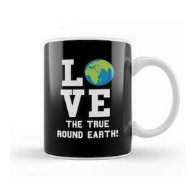 Baskı Dükkanı Love The True Round Earth Kupa