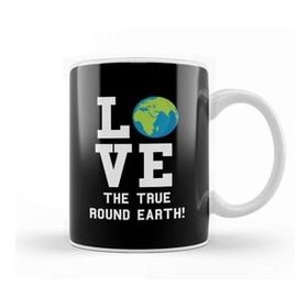 Baskı Dükkanı Love The True Round Earth Kupa