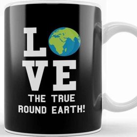Baskı Dükkanı Love The True Round Earth Kupa