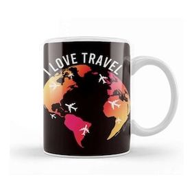 Baskı Dükkanı Love Travel Blogger Traveler Wanderlust Adventure Traveling Kupa