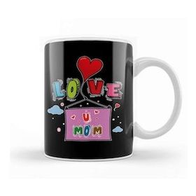 Baskı Dükkanı Love You Mom Anneler Günü Kupa