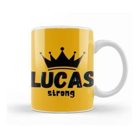 Baskı Dükkanı Lucas Name Custom Design Gift Baby Gift For Him Kupa