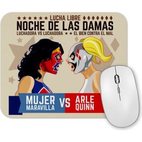 Baskı Dükkanı Lucha Libre Ladies Night Mouse Pad