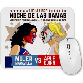 Baskı Dükkanı Lucha Libre Ladies Night Mouse Pad