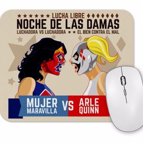 Baskı Dükkanı Lucha Libre Ladies Night Mouse Pad