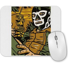 Baskı Dükkanı Luchador Mexicano Mouse Pad