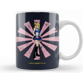 Baskı Dükkanı Lucy Heartfilia Retro Japanese Fairy Tail Kupa
