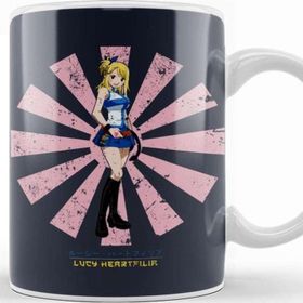 Baskı Dükkanı Lucy Heartfilia Retro Japanese Fairy Tail Kupa