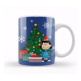 Baskı Dükkanı Lucy Van Pelt Around The Christmas Tree Kupa