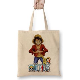 Baskı Dükkanı Luffy One Piece Bez Çanta