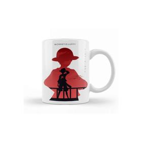 Baskı Dükkanı Luffy One Piece In Silhouette Kupa