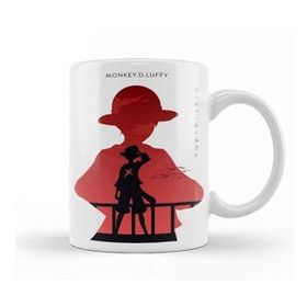 Baskı Dükkanı Luffy One Piece In Silhouette Kupa