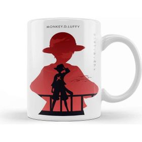 Baskı Dükkanı Luffy One Piece In Silhouette Kupa