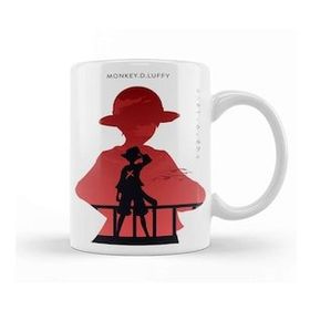 Baskı Dükkanı Luffy One Piece In Silhouette Kupa