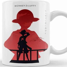 Baskı Dükkanı Luffy One Piece In Silhouette Kupa