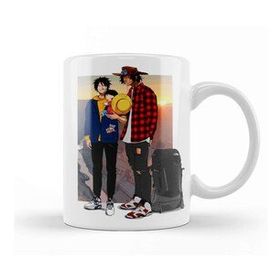 Baskı Dükkanı Luffy x Ace Travel Brothers Kupa