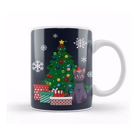 Baskı Dükkanı Luna Around The Christmas Tree Sailor Moon Kupa