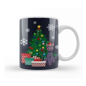 Baskı Dükkanı Luna Around The Christmas Tree Sailor Moon Kupa