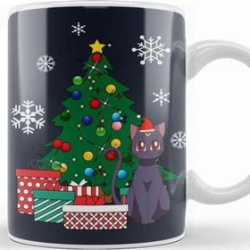 Baskı Dükkanı Luna Around The Christmas Tree Sailor Moon Kupa