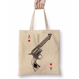 Baskı Dükkanı Maça As Poker Bez Çanta