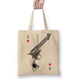 Baskı Dükkanı Maça As Poker Bez Çanta
